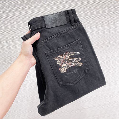 Burberry Original Single Washable Jeans with Custom Logo