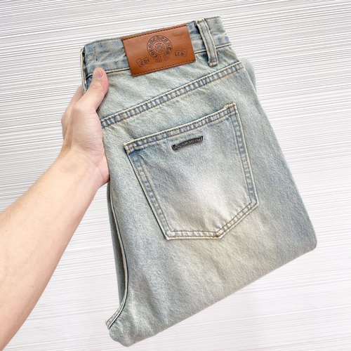 Chrome Hearts Original Single Washable Jeans with Custom Logo