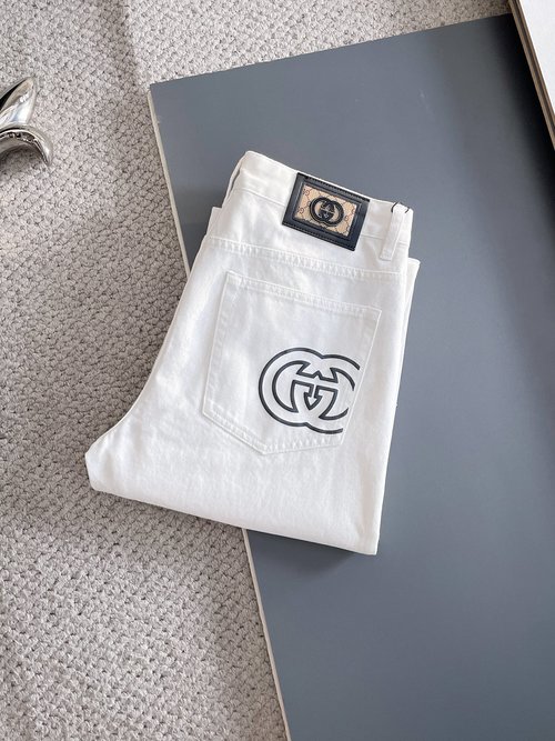 Gucci High-Elastic Jeans with Fine Details