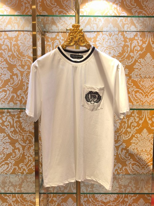 Dolce & Gabbana Soft Cotton T-shirt with Chest Pocket