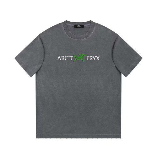 ArcTeryx Cotton Washed Short Sleeve T-Shirt with Exquisite Print