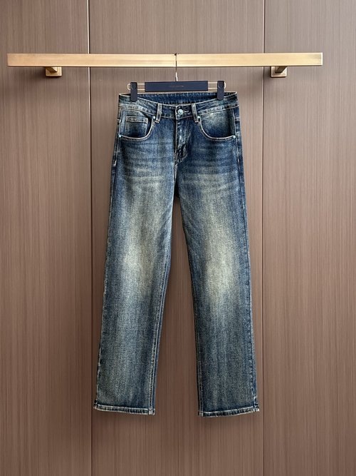Loro Piana High-elastic Jeans with Premium Wash and Soft Touch