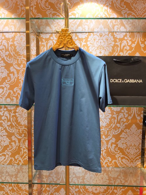 Dolce & Gabbana DG Embroidered Cotton T-Shirt in Multiple Colors