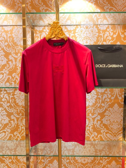 Dolce & Gabbana Soft Cotton T-Shirt with Embroidered Logo