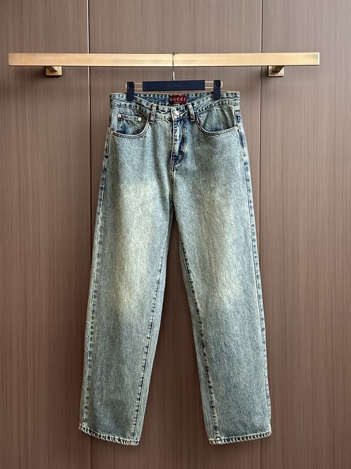 Gucci High-Quality Original Washed Jeans