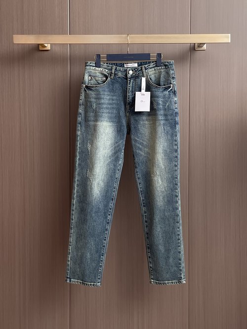 Dior High-Quality Original Development-Washed Jeans