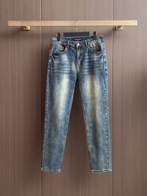 Louis Vuitton Washable Embroidered Original Design Jeans