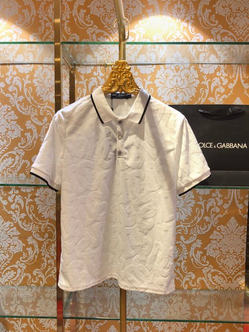 Loewe Breathable Knit Polo with Letter Jacquard