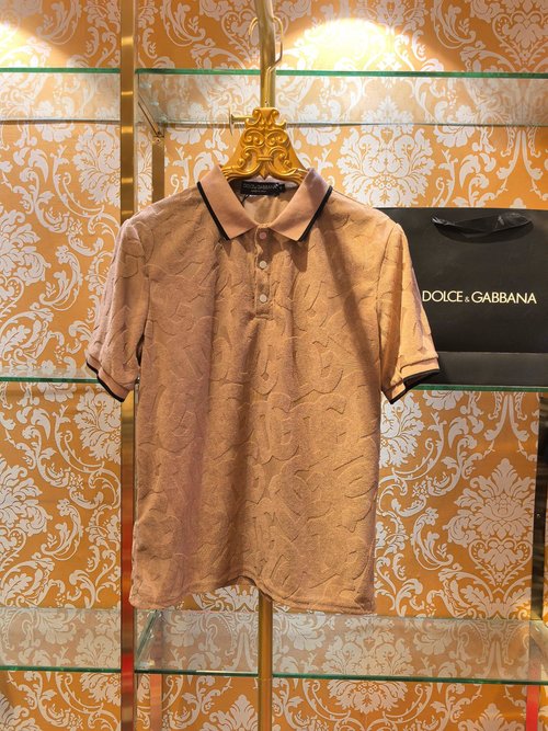 Loewe Breathable Knit Polo with Letter Jacquard