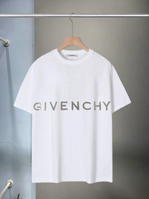 Givenchy New T-shirt with 4G Logo Thick Plate Embossing