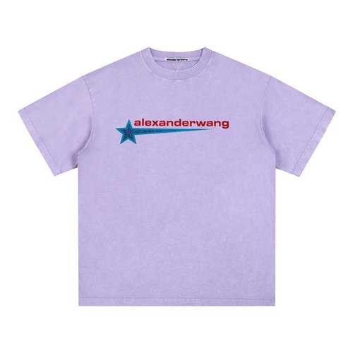 Alexander Wang New Comfortable Cotton Short Sleeve T-shirt