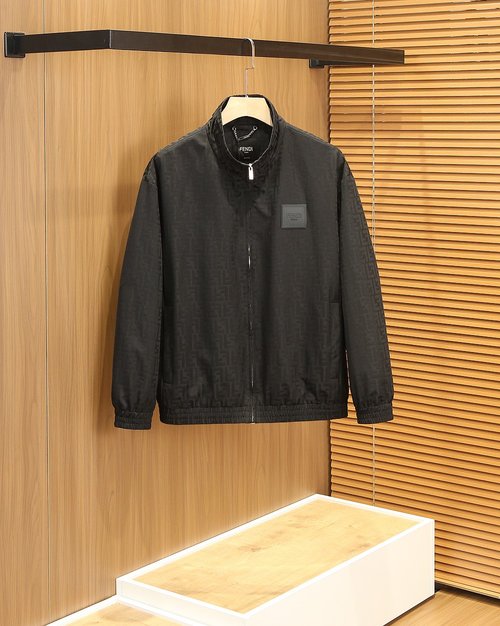 Fendi Showpiece Jacket with Exquisite Craftsmanship