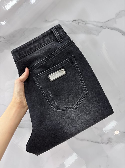 Dolce & Gabbana Premium Custom Jeans with Imported Fabric