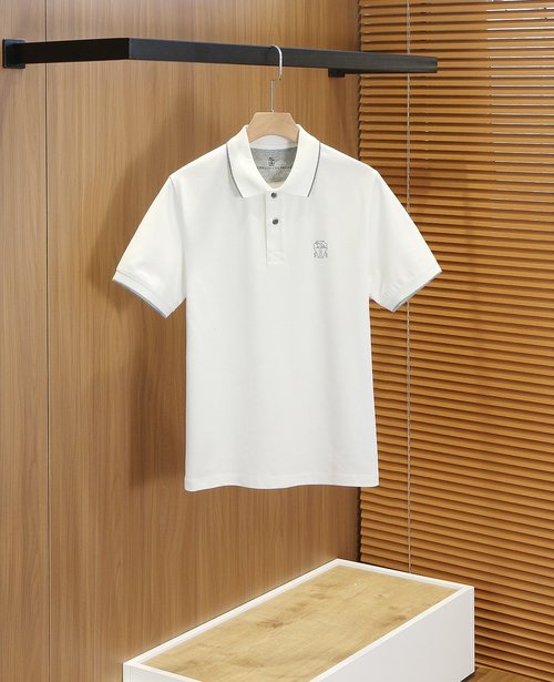 Loewe Classic Polo Shirt with Logo Embroidery and Color Contrast