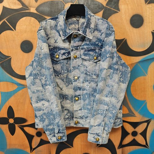 Louis Vuitton MONOGRAM Jacquard Denim Skate Pants