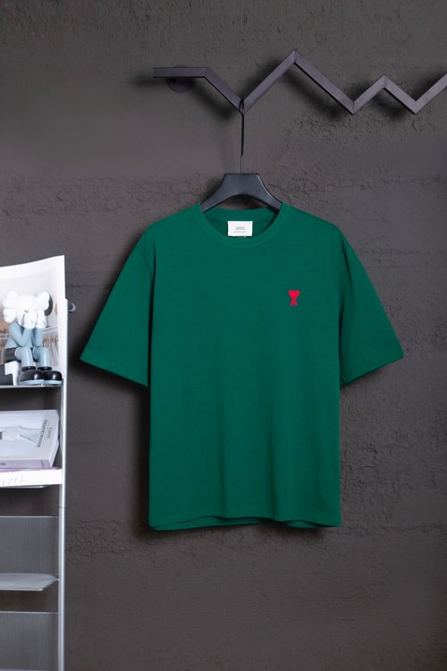 Ami Heavyweight Double Yarn Cotton Short Sleeve Shirt