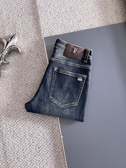 Tom Ford High-Elasticity Washable Jeans with Great Fit