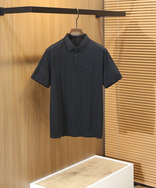 Loro Piana 120s Fine Long-Staple Cotton Henley Neck Tee