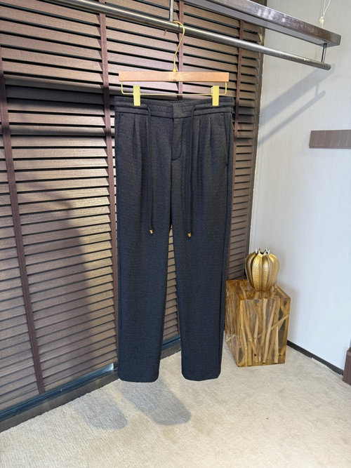 Loewe High - Quality Wool Blend Casual Sweatpants