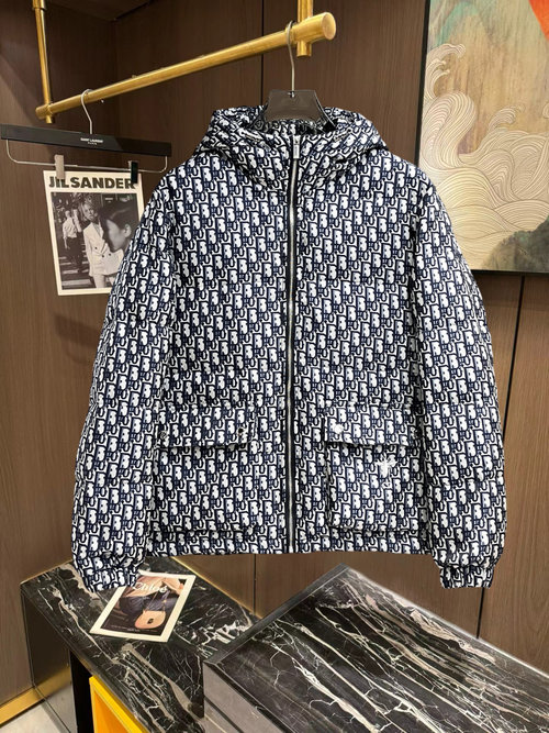 Dior Premium 90 Down Feather Jacket with Logo & Design