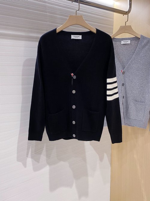 Thom Browne Classic Knit Cardigan with Unique Design