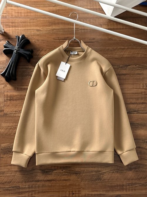 Dior Premium Space Cotton Crewneck Sweatshirt with Superior Craftsmanship