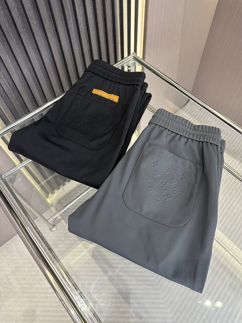 Louis Vuitton Soft Fabric Casual Cuffed Pants