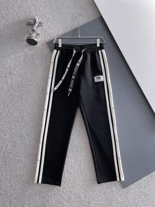 Balenciaga Casual Pants with Custom Fabric and Strong Texture
