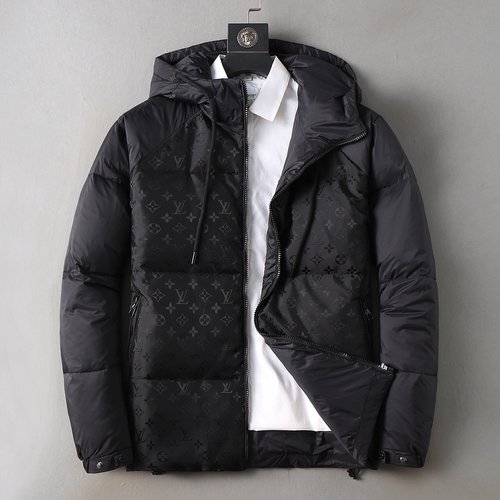 Louis Vuitton Premium 90% Down Jacket with Logo and Colorful Design