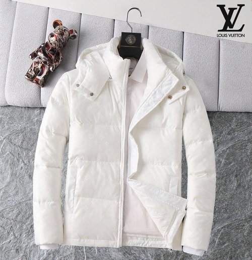 Louis Vuitton Full - Down Jackets with Classic Logo and Great Warmth