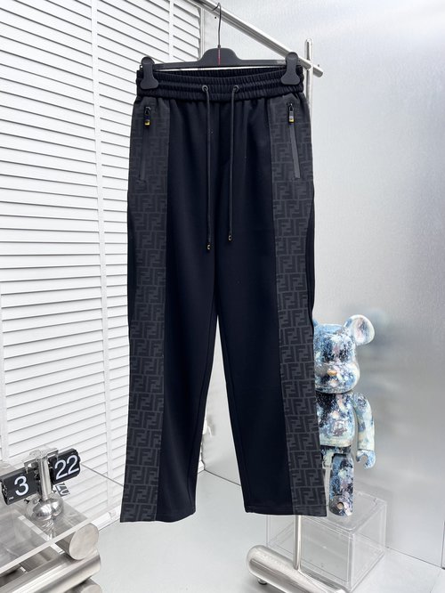 Fendi Custom Fabric Comfortable Casual Pants
