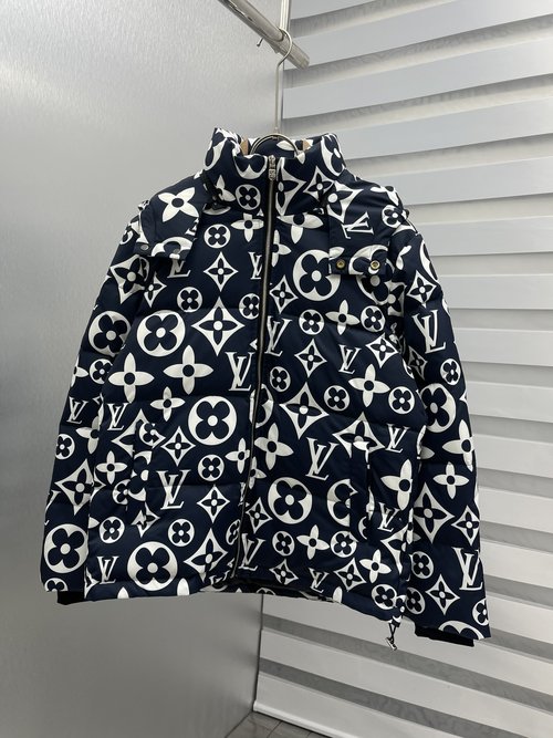 Louis Vuitton Premium Down Jacket with 90% Down and Three Labels