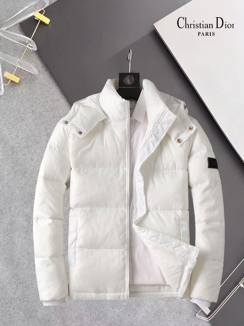Dior Premium 90 Down Puffy Jacket with Classic Logo