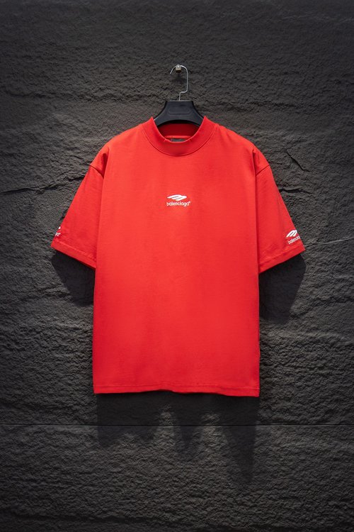 Balenciaga Ski Embroidery Short Sleeve T-Shirt in One-Size Style