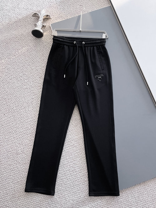 Prada Casual Pants with New Logo and Custom Fabric