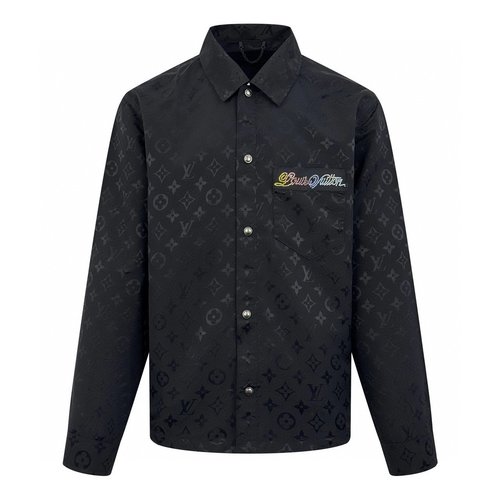 Louis Vuitton Silk Full-printed Diamond Shirt Jacket