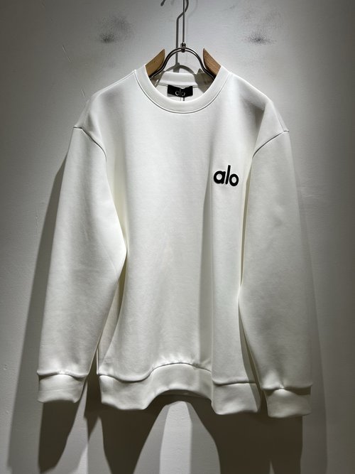 Alo Trendy Logo - Trimmed All - Cotton Sweatshirt