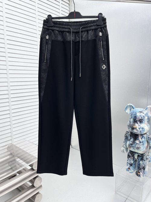 Dior Comfortable Casual Pants with Exquisite Details
