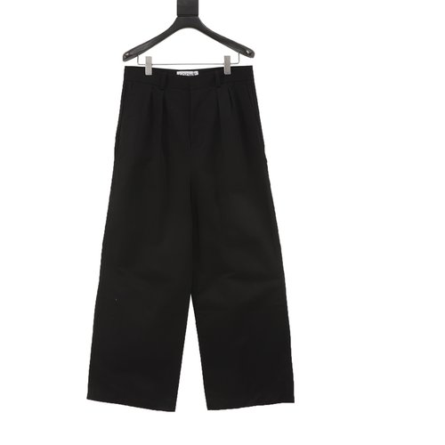 Loewe Solid Color Pleated Casual Trousers