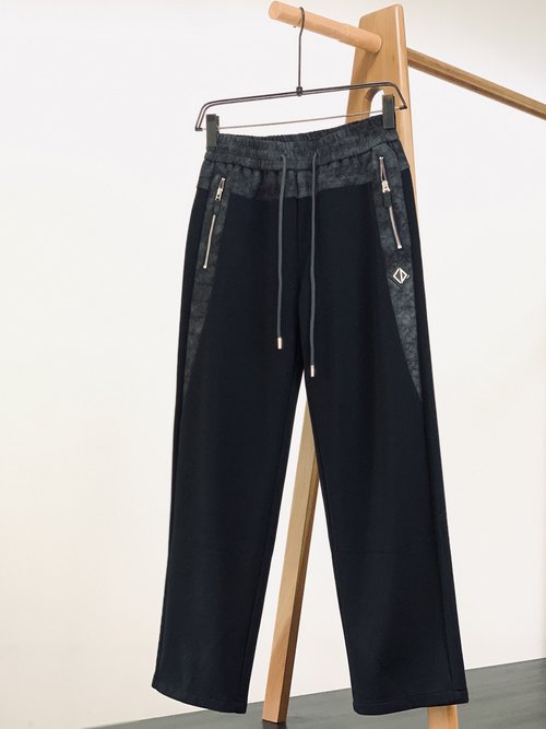 Dior Fashionable Drawstring Casual Trousers with Soft Fabric