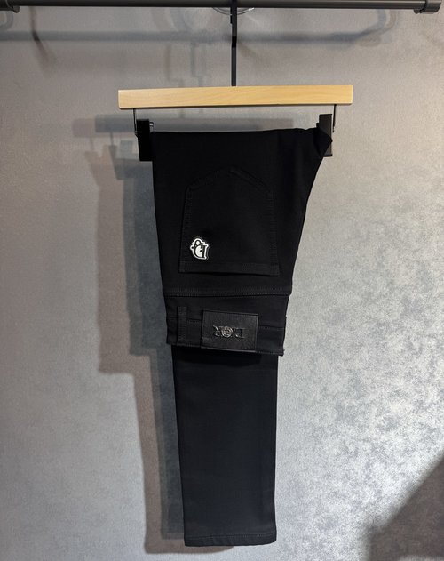 Dior High-Quality Comfortable Straight-Leg Jeans