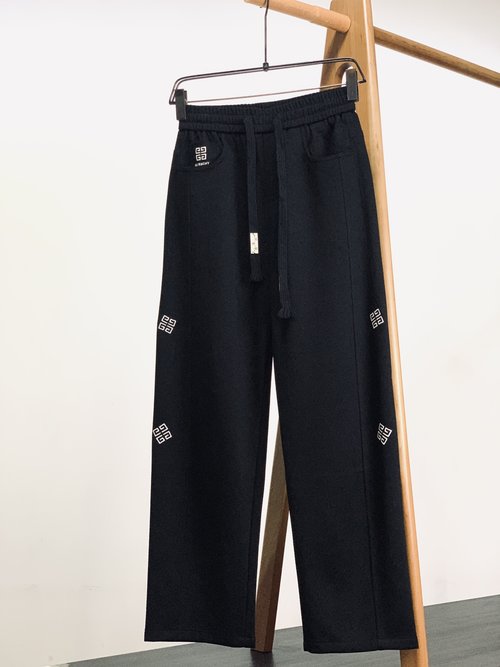 Givenchy Embroidered Drawstring Casual Pants