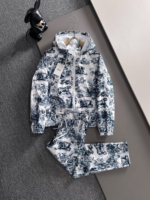 Dior Premium Spliced Casual Suit