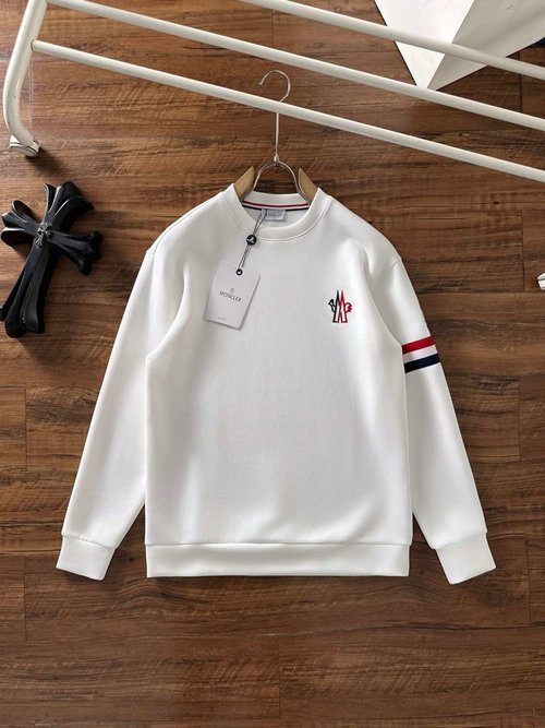 Moncler Ski Series Space Cotton Sweatshirt featuring Monogram Badge