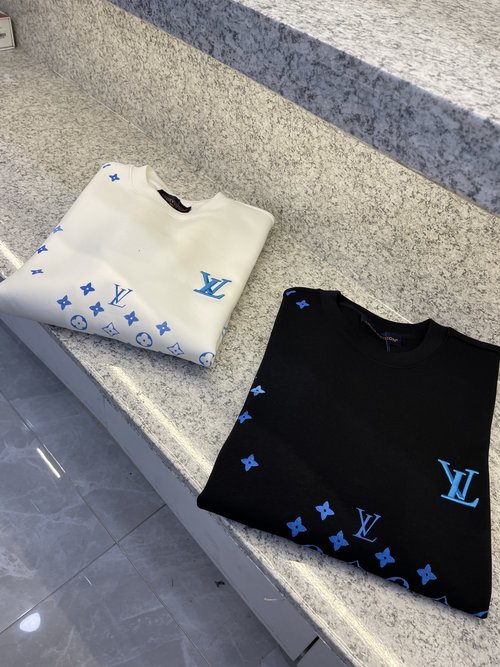 Louis Vuitton Air Layer Cotton Sweatshirt with Iconic Embroidery