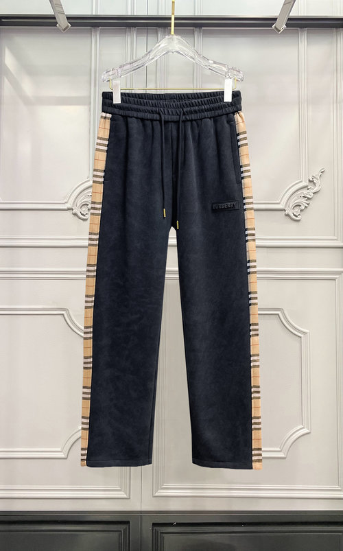 Burberry Custom Logo Comfortable Casual Trousers