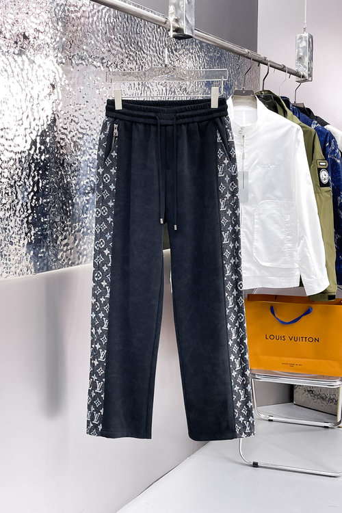 Louis Vuitton Casual Pants with Logo, High Comfort