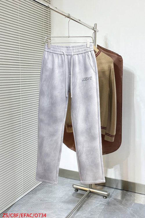 Loewe New Casual Pants with Classic Logo, Offering Great Comfort