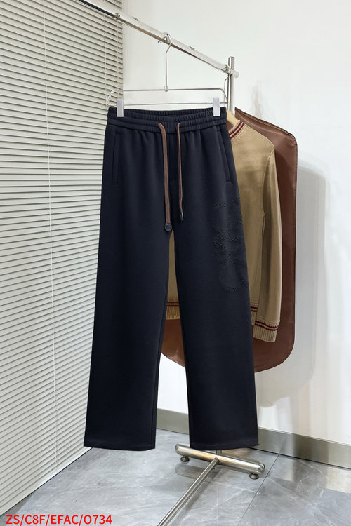 Loewe New Casual Pants with Logo, Offering Great Comfort