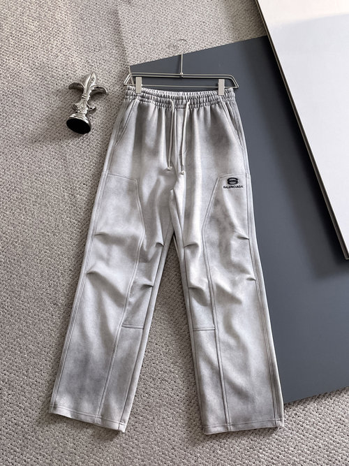 Balenciaga High - quality Casual Pants with Logo and Custom Fabric